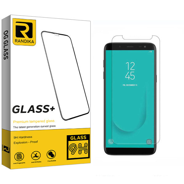 محافظ صفحه نمایش شیشه ای راندیکا مدل GLD مناسب برای گوشی موبایل سامسونگ Galaxy J6 Plus