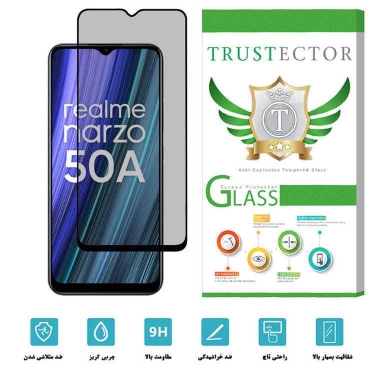 محافظ صفحه نمایش سرامیکی تراستکتور مدل CRP-T مناسب برای گوشی موبایل ریلمی Narzo 50A
