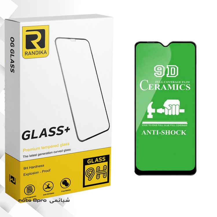 محافظ صفحه نمایش سرامیکی راندیکا مدل Gld مناسب برای گوشی موبایل شیائومی note8 pro