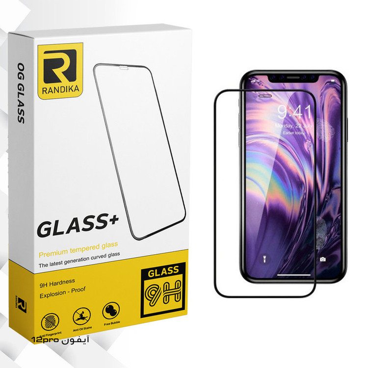 محافظ صفحه نمایش مات راندیکا مدل GLD مناسب برای گوشی موبایل اپل iphone 12 pro