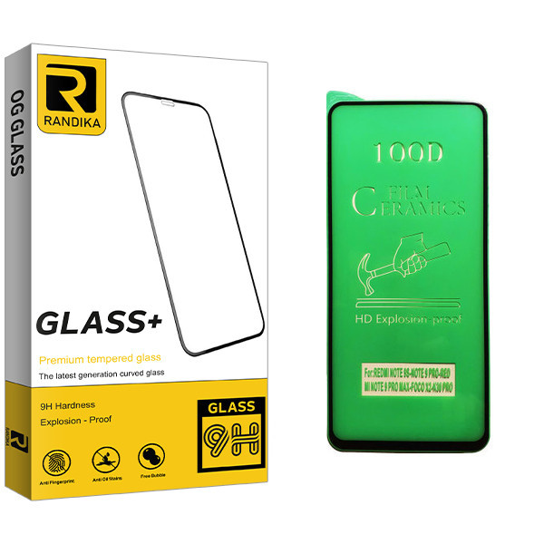 محافظ صفحه نمایش سرامیکی راندیکا مدل GLD مناسب برای گوشی موبایل شیائومی Redmi Note 9 Pro Max