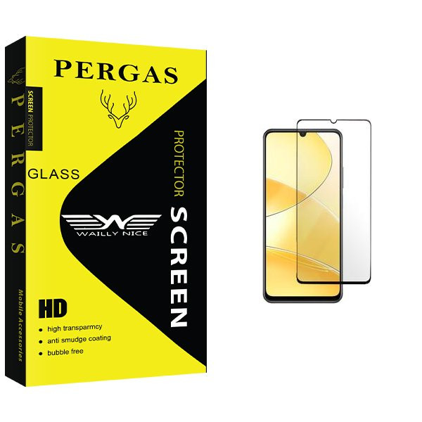 محافظ صفحه نمایش شیشه ای وایلی نایس مدل Pergas مناسب برای گوشی موبایل ریلمی C51