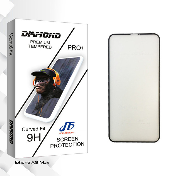 محافظ صفحه نمایش جی اف مدل Diamond glass مناسب برای گوشی موبایل اپل Iphone XS Max