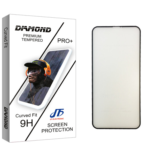محافظ صفحه نمایش جی اف مدل Diamond glass مناسب برای گوشی موبایل اپل Iphone XS Max