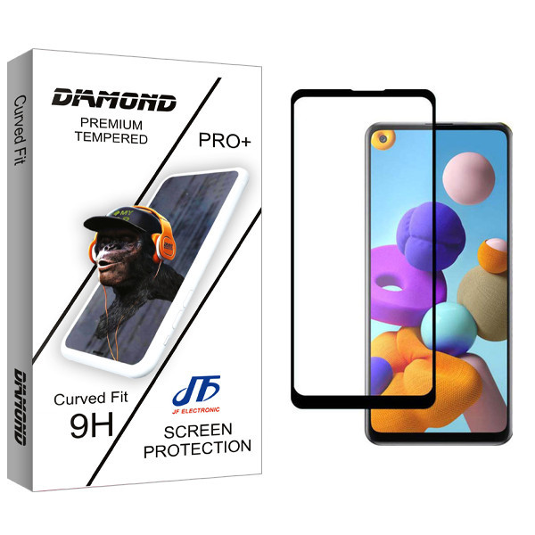 محافظ صفحه نمایش جی اف مدل Diamond glass مناسب برای گوشی موبایل سامسونگ Galaxy A21s