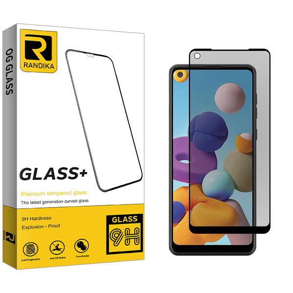 محافظ صفحه نمایش حریم شخصی راندیکا مدل RK مناسب برای گوشی موبایل سامسونگ Galaxy A21s