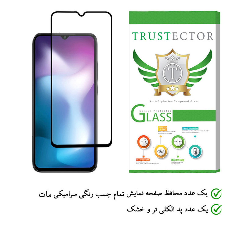 محافظ صفحه نمایش سرامیکی تراستکتور مدل CMA-T مناسب برای گوشی موبایل شیائومی Redmi 9 Activ