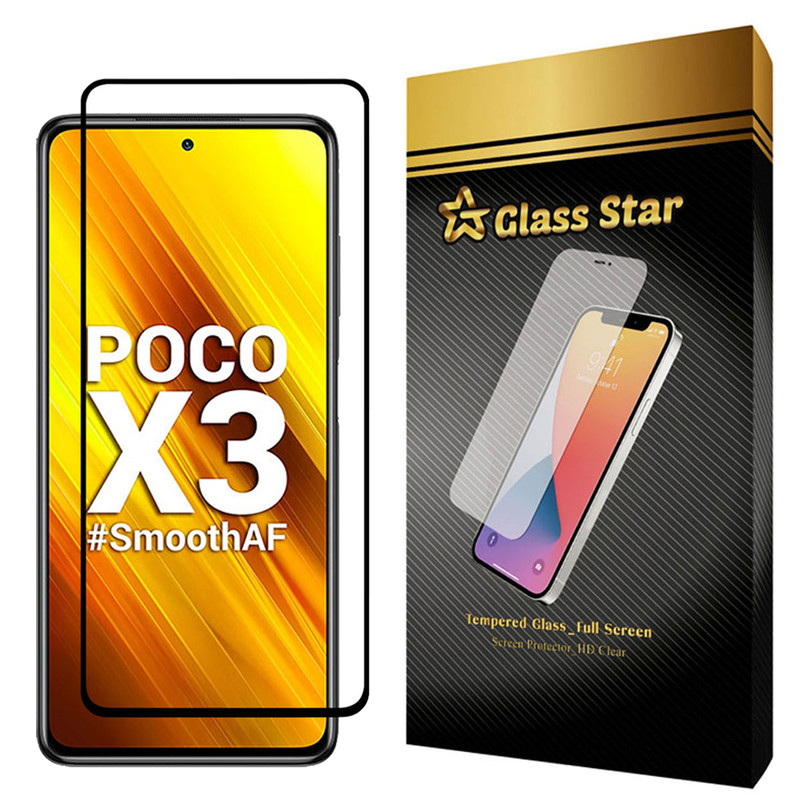 محافظ صفحه نمایش گلس استار مدل CRM مناسب برای گوشی موبایل شیائومی Poco X3