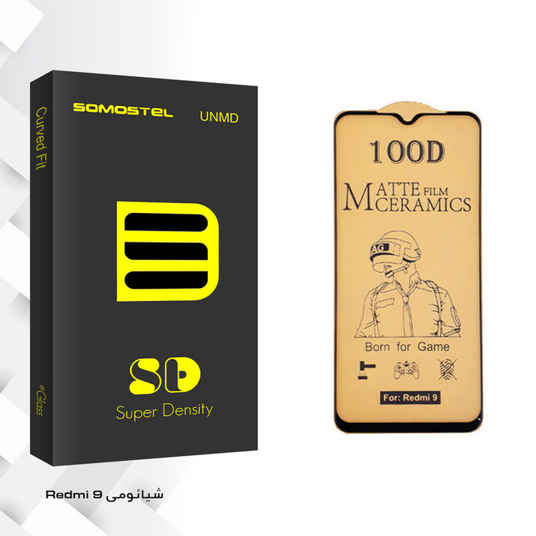 محافظ صفحه نمایش سرامیکی سوماستل مدل SD Glass مناسب برای گوشی موبایل شیائومی Redmi 9