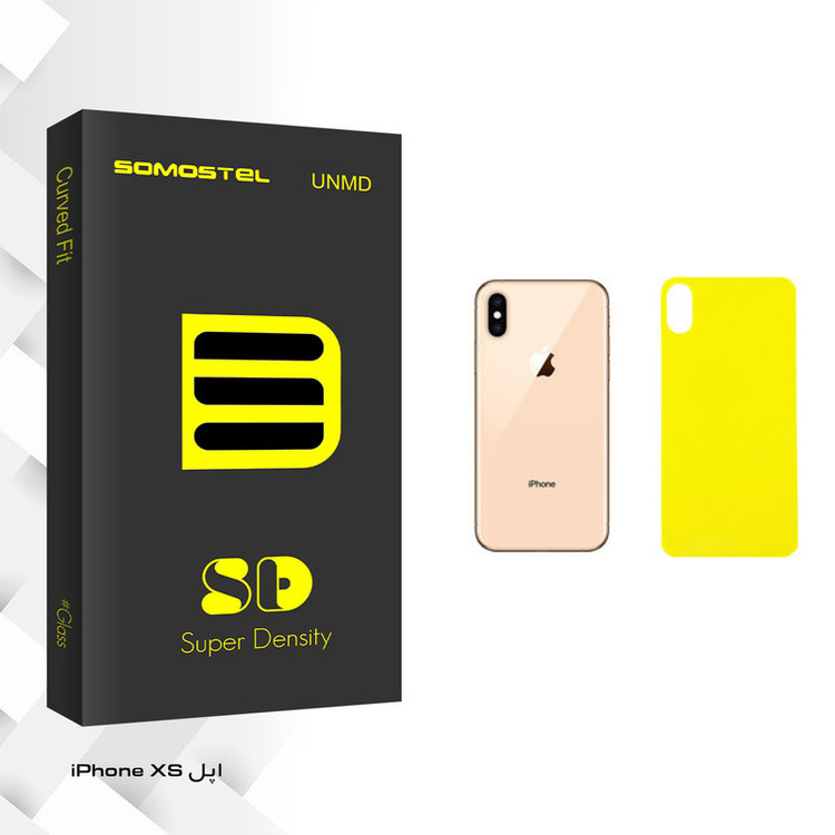 محافظ پشت گوشی سوماستل مدل SD Glass مناسب برای گوشی موبایل اپل iPhone XS
