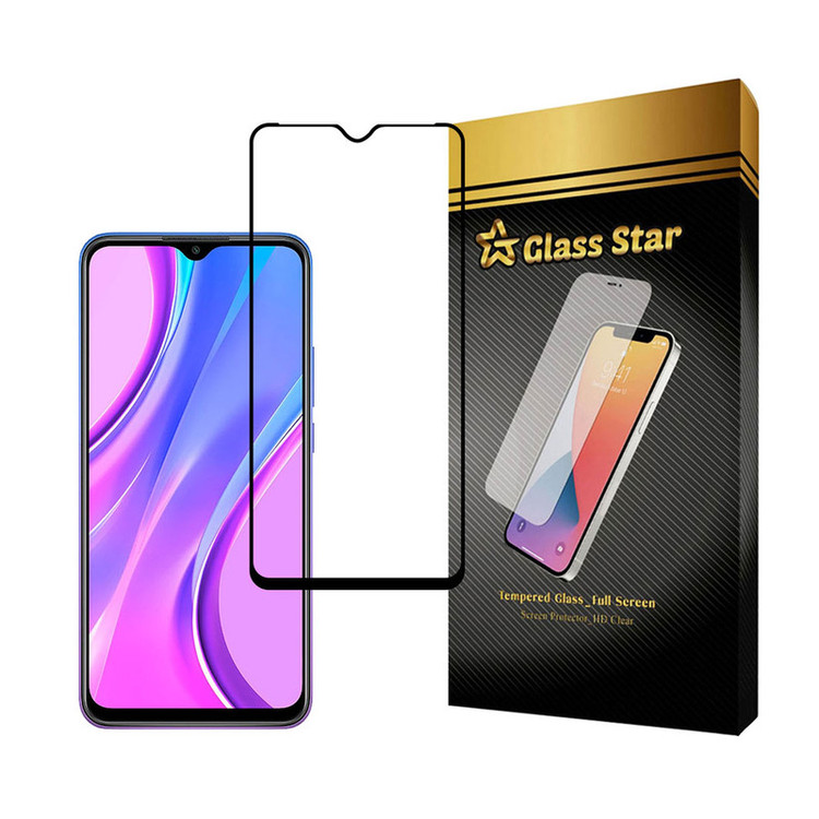 محافظ صفحه نمایش گلس استار مدل FULSLGS مناسب برای گوشی موبایل شیائومی Redmi 9 / Redmi 9 India / Redmi 9i / Redmi 9i Sport