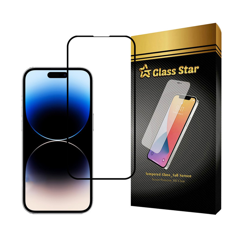 محافظ صفحه نمایش گلس استار مدل FULSLGS مناسب برای گوشی موبایل اپل iPhone 14 Pro Max