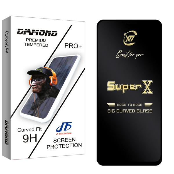 محافظ صفحه نمایش جی اف مدل Diamond SuperX مناسب برای گوشی موبایل شیائومی Redmi Note 12 5G