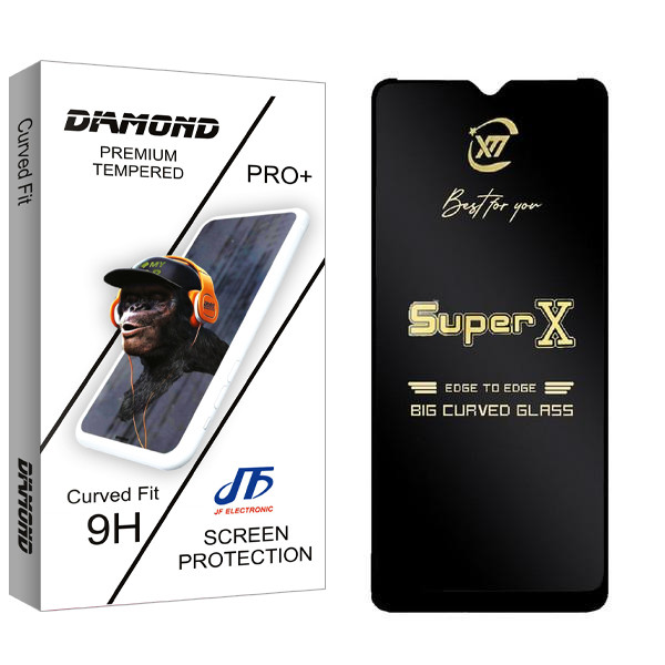 محافظ صفحه نمایش جی اف مدل Diamond SuperX مناسب برای گوشی موبایل ریلمی C30