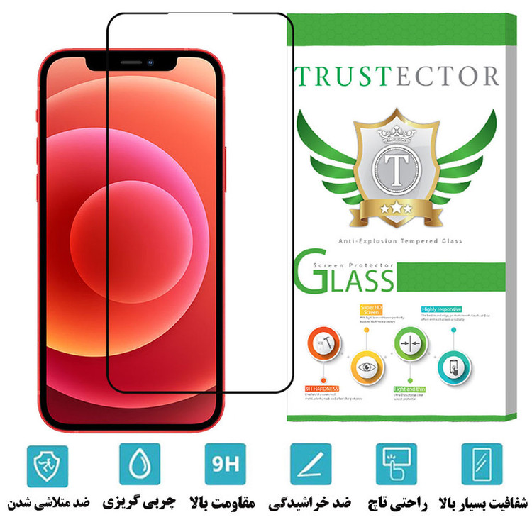 محافظ صفحه نمایش سرامیکی تراستکتور مدل CERAMT مناسب برای گوشی موبایل اپل iPhone 12 Pro
