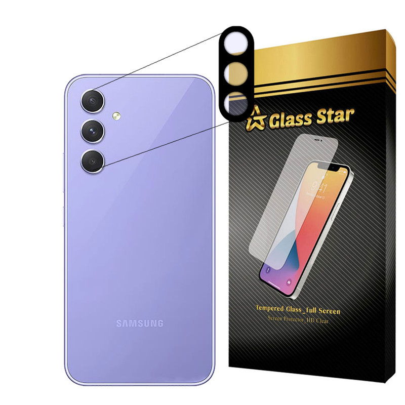 محافظ لنز دوربین گلس استار مدل 5DLENS مناسب برای گوشی موبایل سامسونگ Galaxy A14 5G
