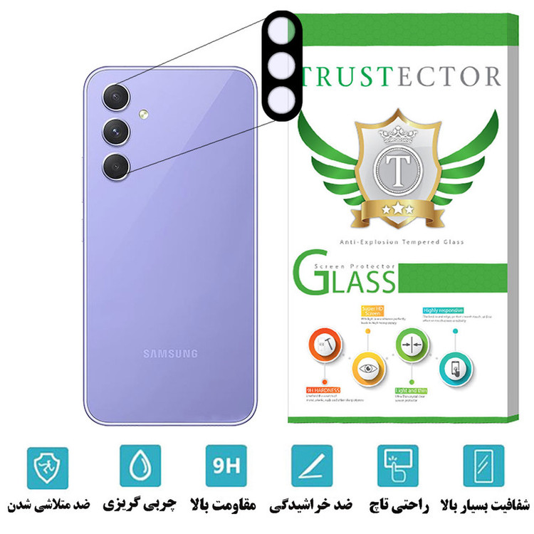 محافظ لنز دوربین تراستکتور مدل 5DLENST مناسب برای گوشی موبایل سامسونگ Galaxy A14 4G