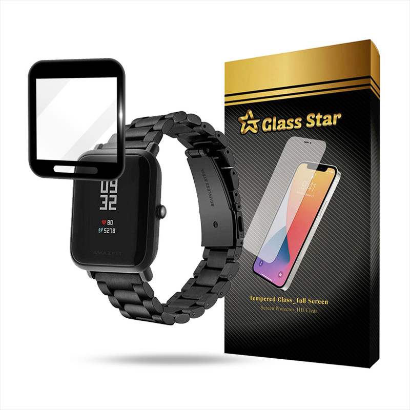 محافظ صفحه نمایش گلس استار مدل PMMW مناسب برای ساعت هوشمند امیزفیت Bip