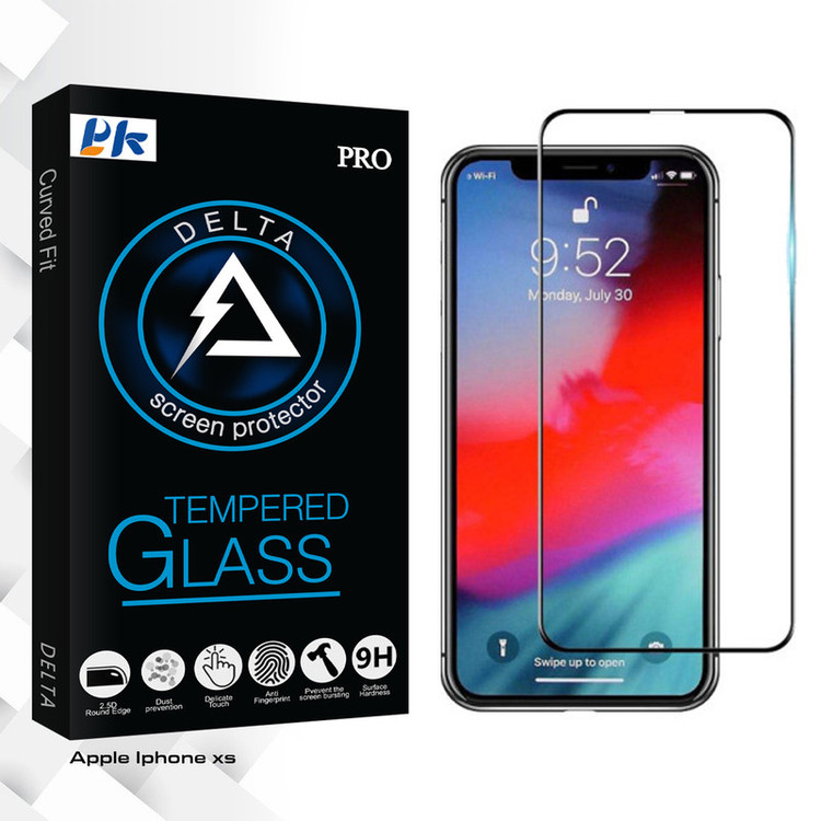محافظ صفحه نمایش مات پی کی مدل Delta Glass مناسب برای گوشی موبایل اپل Iphone xs