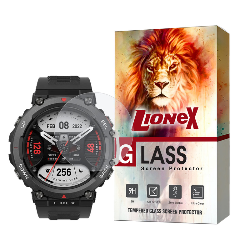 محافظ صفحه نمایش لایونکس مدل WATCHSAFE مناسب برای ساعت هوشمند آمازفیت T-Rex 2