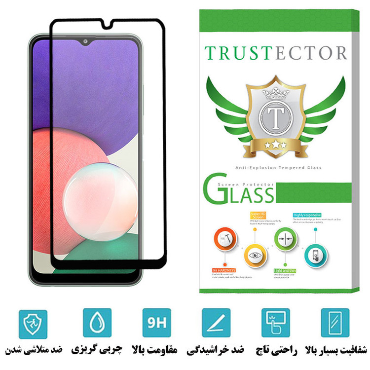 محافظ صفحه نمایش سرامیکی تراستکتور مدل CAB-Glass مناسب برای گوشی موبایل سامسونگ Galaxy A22 4G