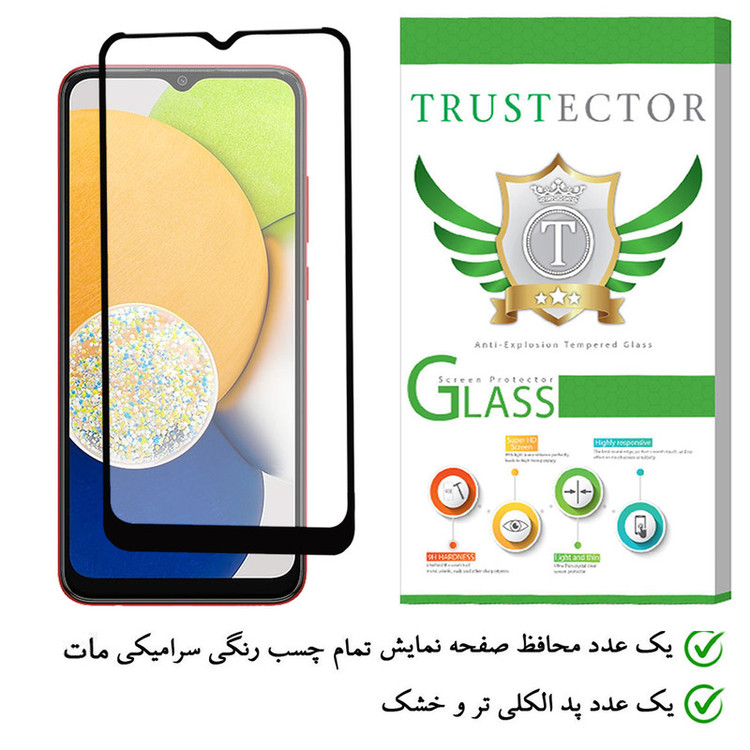 محافظ صفحه نمایش سرامیکی تراستکتور مدل CAB-Glass مناسب برای گوشی موبایل سامسونگ Galaxy A03