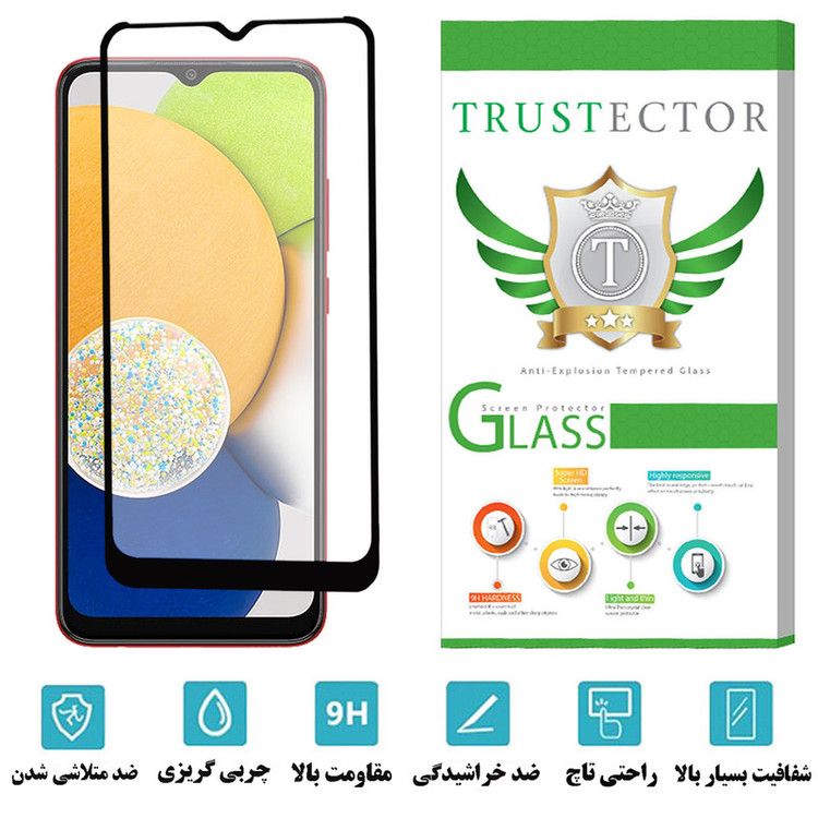 محافظ صفحه نمایش سرامیکی تراستکتور مدل CAB-Glass مناسب برای گوشی موبایل سامسونگ Galaxy A03