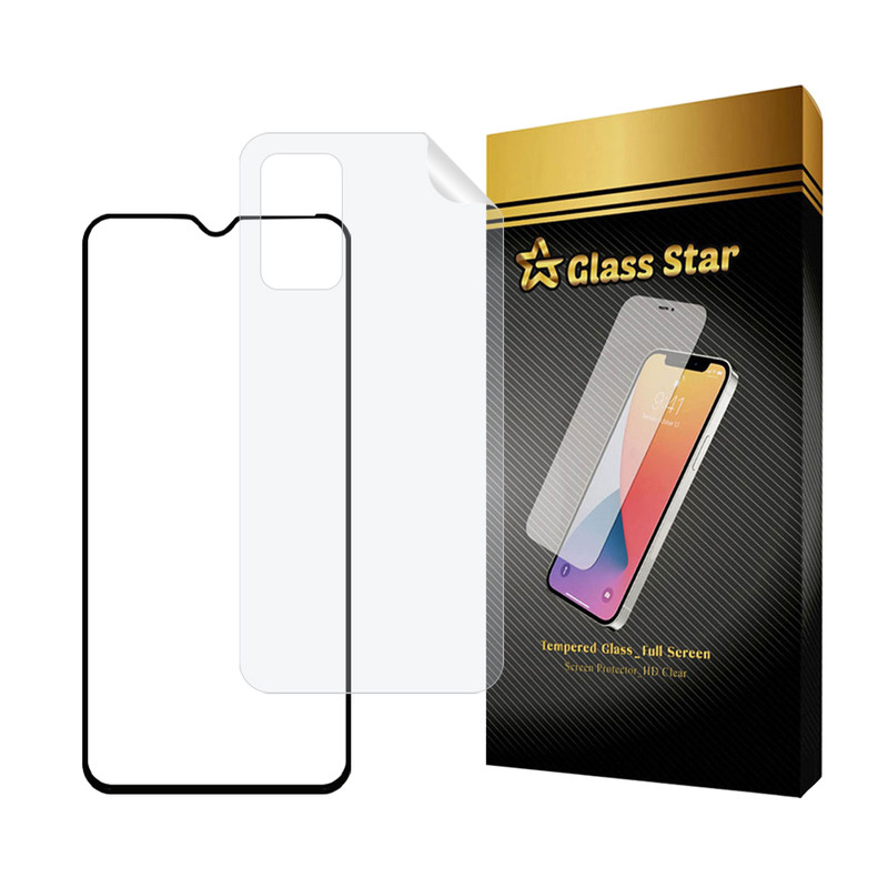 محافظ صفحه نمایش سرامیکی شفاف گلس استار مدل CERAMICNANOST مناسب برای گوشی موبایل شیائومی Redmi 9T / Redmi 9 Power به همراه محافظ پشت گوشی هیدروژل