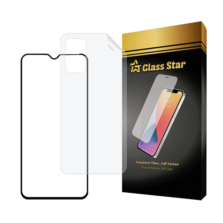 محافظ صفحه نمایش سرامیکی شفاف گلس استار مدل CERAMICNANOST مناسب برای گوشی موبایل شیائومی Redmi 9T / Redmi 9 Power به همراه محافظ پشت گوشی هیدروژل