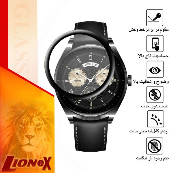 محافظ صفحه نمایش لایونکس مدل PMMAWL مناسب برای ساعت هوشمند هوآوی Watch Buds