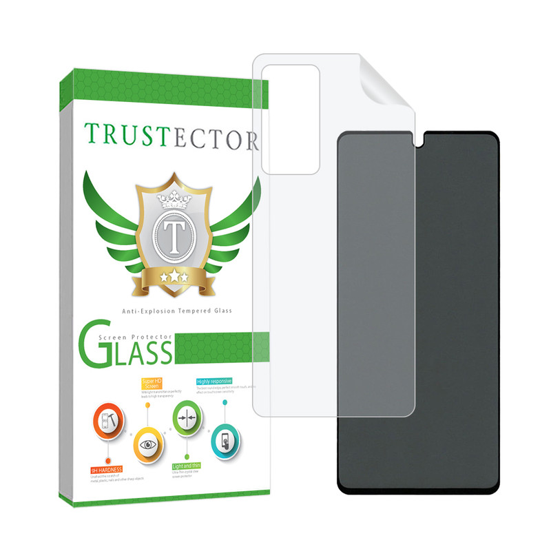محافظ صفحه نمایش تراستکتور مدل FULLPRIVNANOT مناسب برای گوشی موبایل شیائومی 12T Pro / 12T / Redmi K50 Ultra به همراه محافظ پشت گوشی