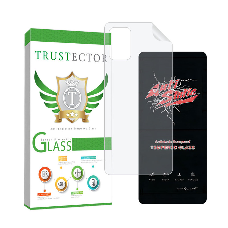 محافظ صفحه نمایش تراستکتور مدل ANTNABKTR مناسب برای گوشی موبایل سامسونگ Galaxy A71 4G / Galaxy A71 5G به همراه محافظ پشت گوشی