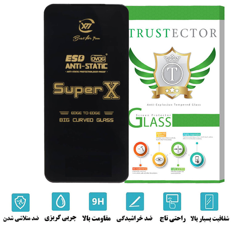 محافظ صفحه نمایش تراستکتور مدل SUPERXT مناسب برای گوشی موبایل شیائومی Redmi Note 12 Pro PLUS 5G