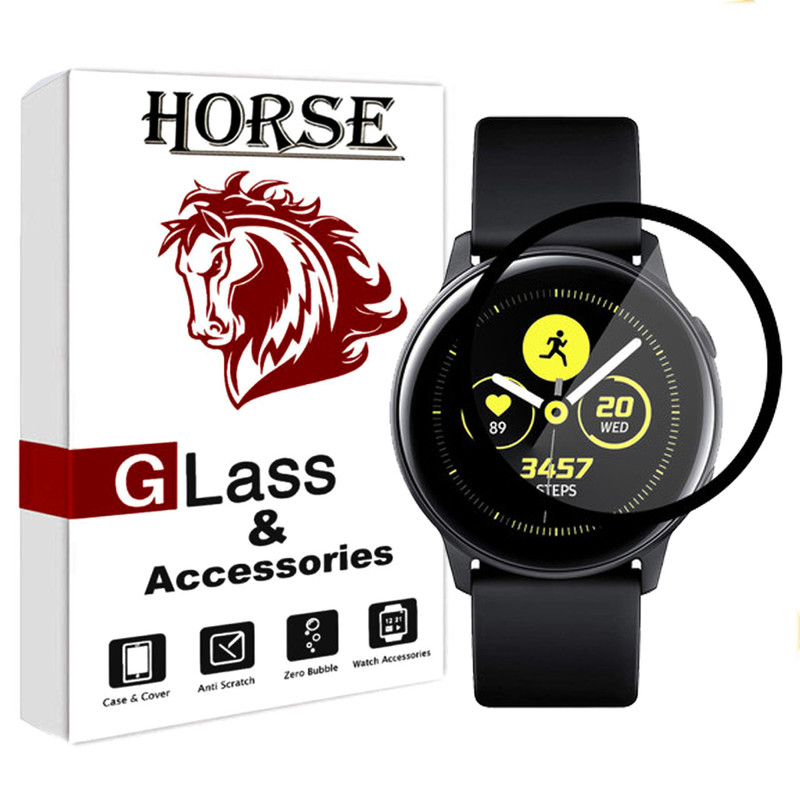 محافظ صفحه نمایش هورس مدل PMMAWH مناسب برای ساعت هوشمند سامسونگ Galaxy Watch Active 44 mm