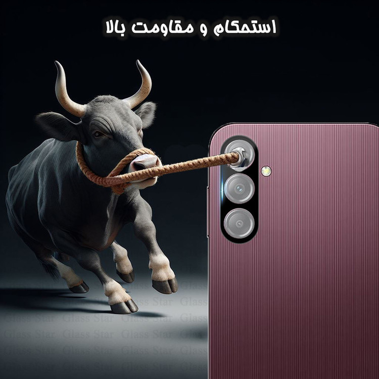 محافظ لنز دوربین گلس استار مدل LENSFS مناسب برای گوشی موبایل سامسونگ Galaxy A14 4G / A14 5G / A34 / A54