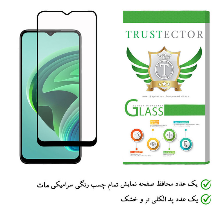 محافظ صفحه نمایش سرامیکی تراستکتور مدل CAT-Glass مناسب برای گوشی موبایل شیائومی Redmi 10 5G