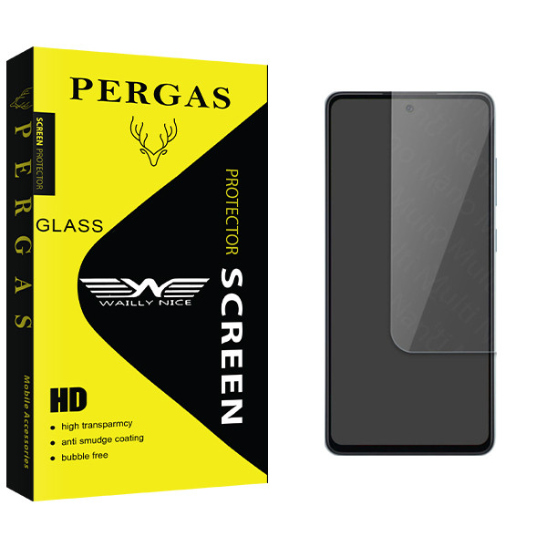 محافظ صفحه نمایش شیشه ای وایلی نایس مدل Pergas Glass مناسب برای گوشی موبایل سامسونگ Galaxy M52 \ M62 \ A71 \ A72