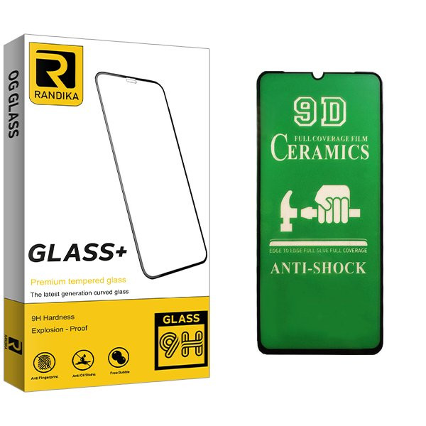 محافظ صفحه نمایش سرامیکی راندیکا مدل RK Anti Shock مناسب برای گوشی موبایل شیائومی CC9 Pro