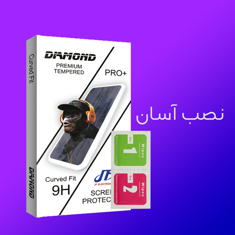 محافظ صفحه نمایش سرامیکی جی اف مدل Diamond مناسب برای گوشی موبایل شیائومی Redmi 12C