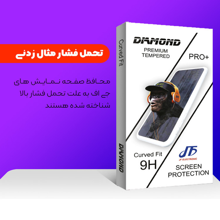 محافظ صفحه نمایش جی اف مدل Diamond مناسب برای گوشی موبایل شیائومی Redmi 9A