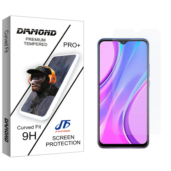 محافظ صفحه نمایش جی اف مدل Diamond مناسب برای گوشی موبایل شیائومی Redmi 9 Prime