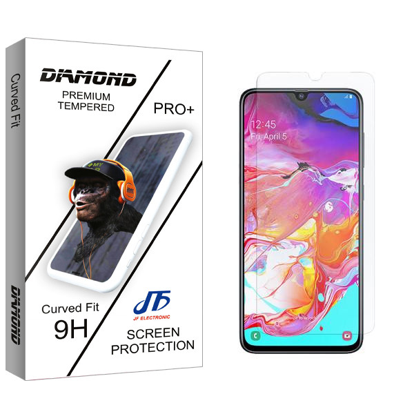 محافظ صفحه نمایش جی اف مدل Diamond مناسب برای گوشی موبایل سامسونگ Galaxy A70
