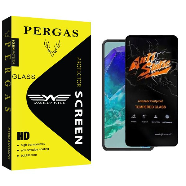 محافظ صفحه نمایش وایلی نایس مدل Pergas Antistatic مناسب برای گوشی موبایل سامسونگ Galaxy M55