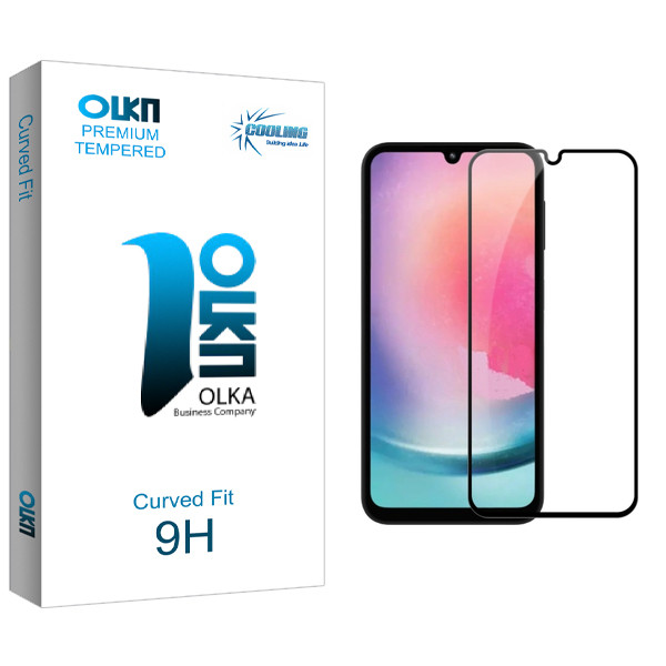 محافظ صفحه نمایش شیشه ای کولینگ مدل Olka مناسب برای گوشی موبایل سامسونگ Galaxy A24