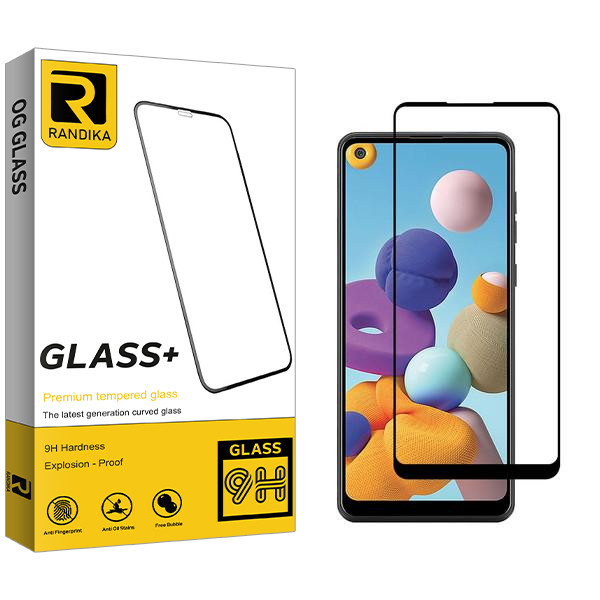 محافظ صفحه نمایش راندیکا مدل RK مناسب برای گوشی موبایل سامسونگ Galaxy A21