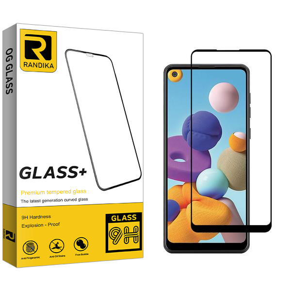 محافظ صفحه نمایش راندیکا مدل RK مناسب برای گوشی موبایل سامسونگ Galaxy A21