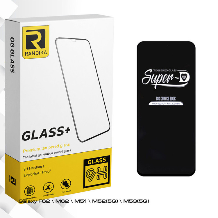محافظ صفحه نمایش راندیکا مدل Sup-D مناسب برای گوشی موبایل سامسونگ Galaxy F62 / M62 / M51 / M52 5G / M53 5G