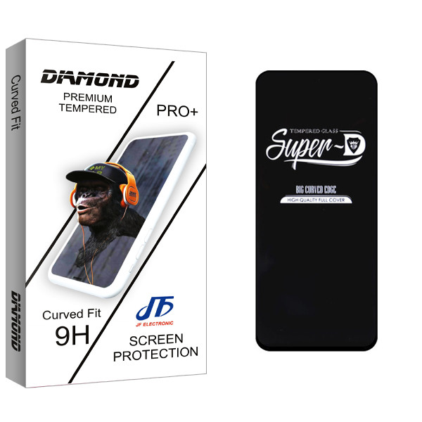 محافظ صفحه نمایش جی اف مدل Diamond Sup-D مناسب برای گوشی موبایل سامسونگ Galaxy A71 \ A73 (5G) \ F62 \ M62 \ M51 \ M52(5G) \ M53(5G)