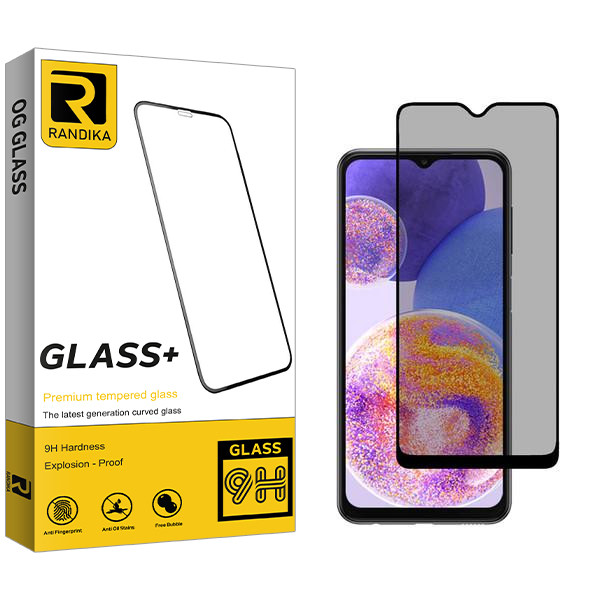 محافظ صفحه نمایش حریم شخصی راندیکا مدل RK مناسب برای گوشی موبایل سامسونگ Galaxy A23