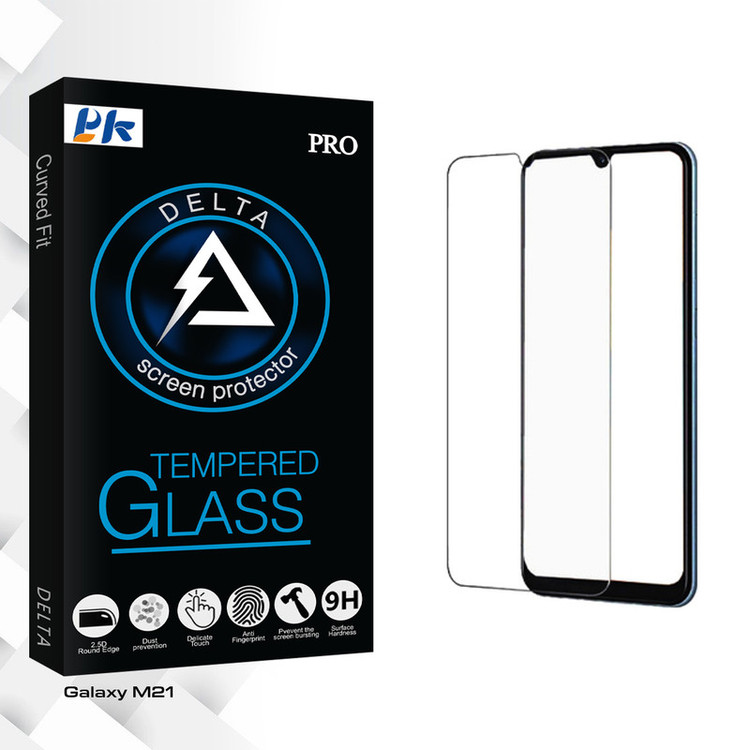 محافظ صفحه نمایش شیشه ای پی کی مدل Delta Glass مناسب برای گوشی موبایل سامسونگ Galaxy M21